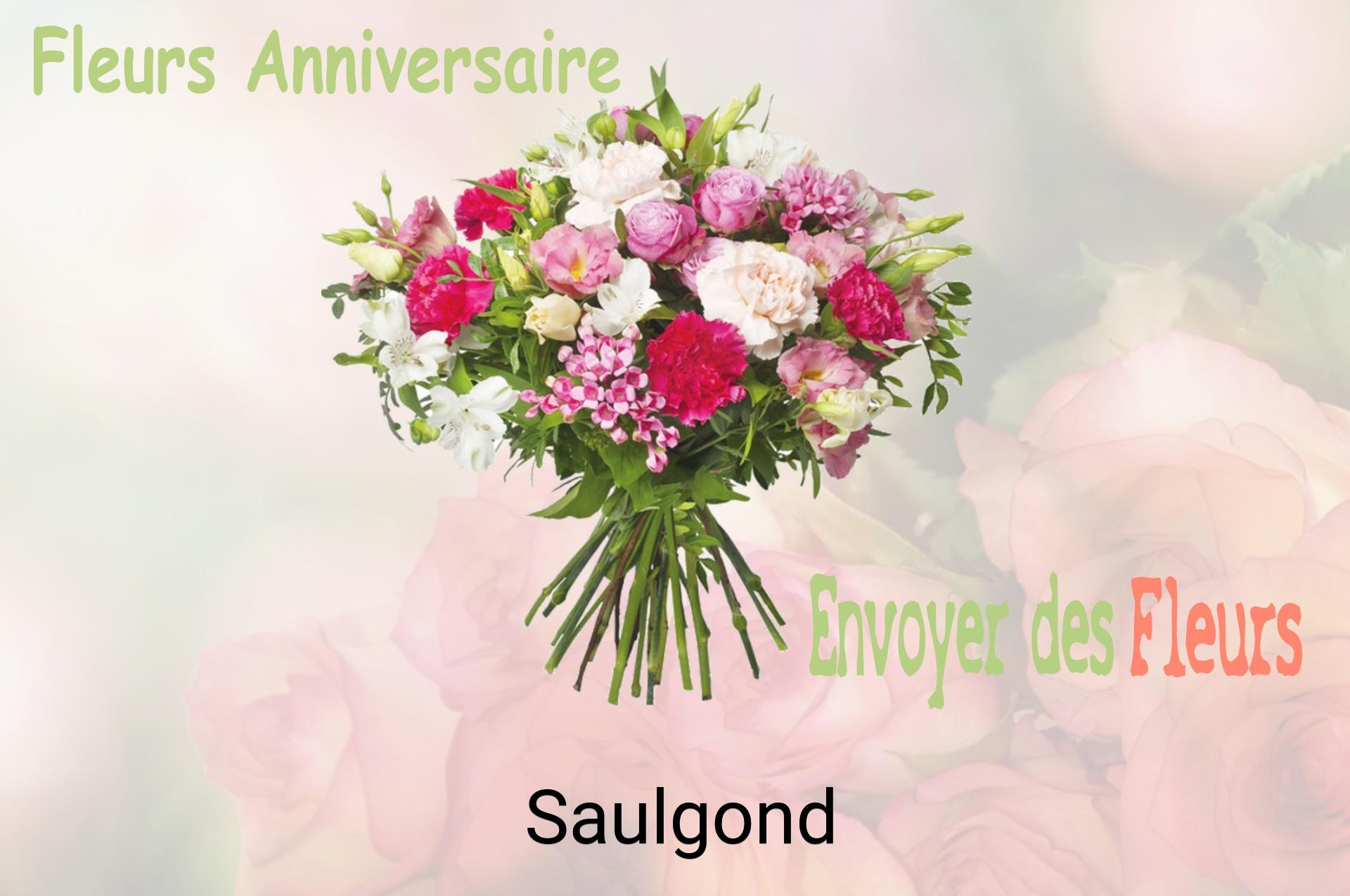Bouquet de fleurs d’anniversaire livré à Saulgond