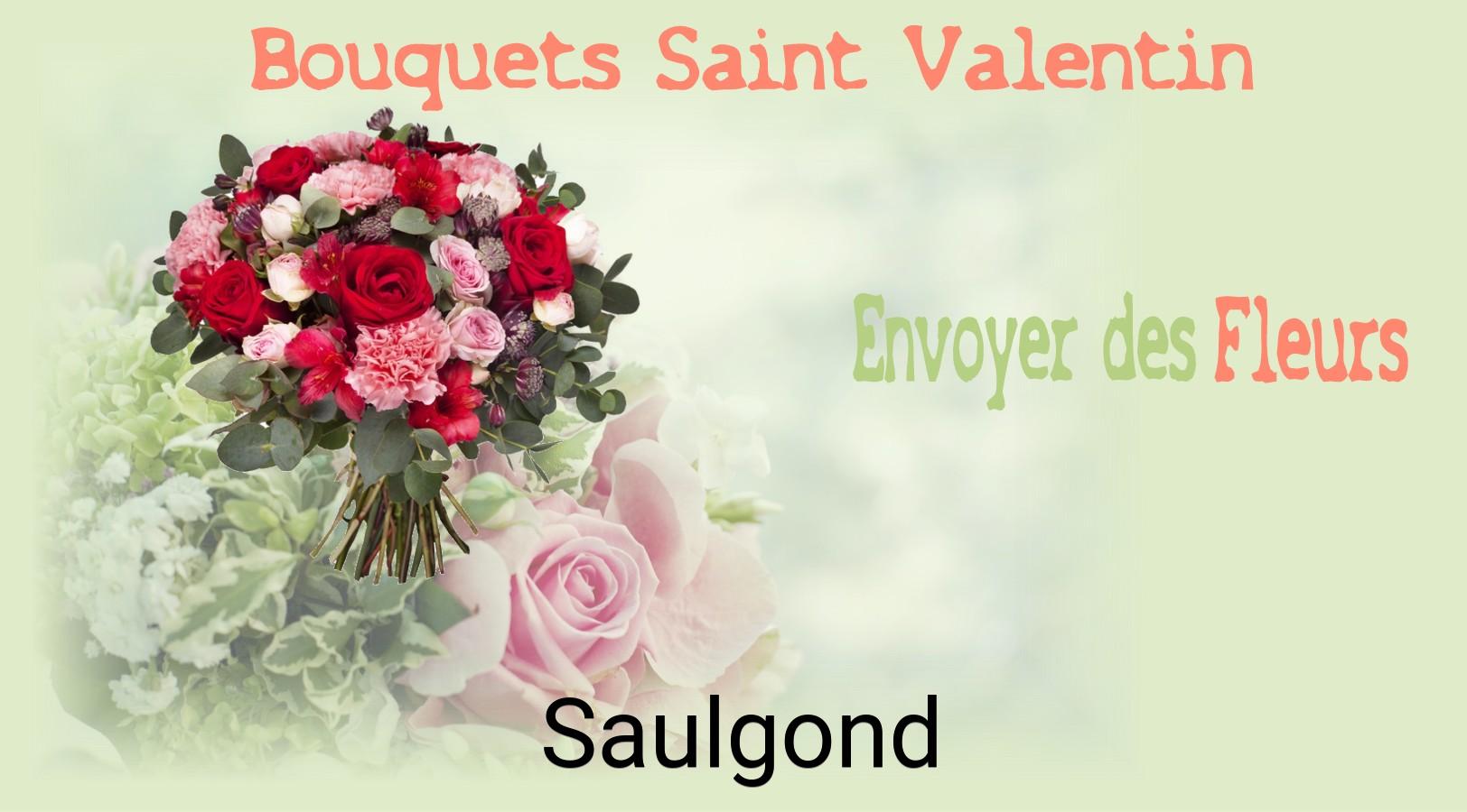 Roses de Saint-Valentin livrées à Saulgond